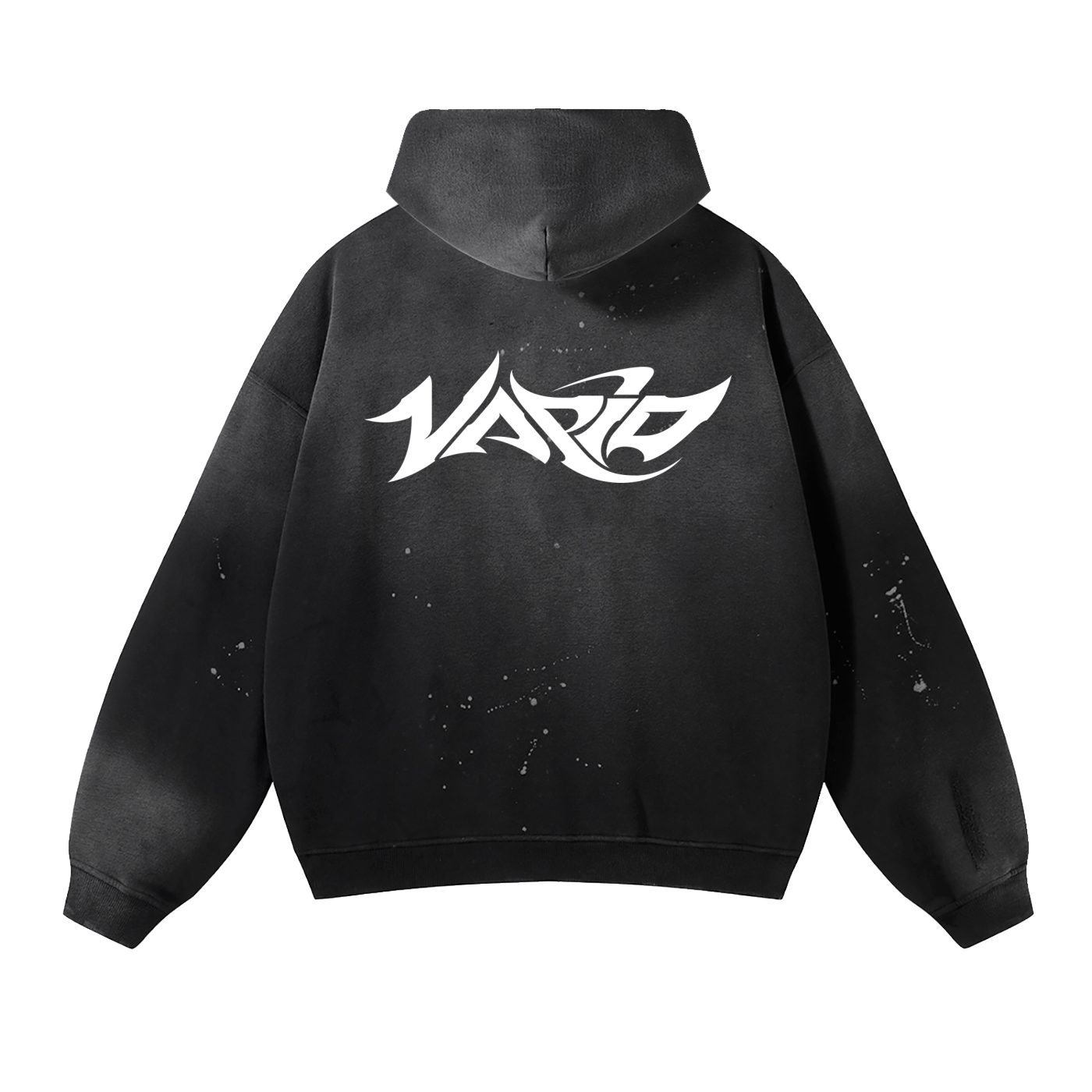 Washed Frayed Fleece Hoodie - NEW Vapid Logo